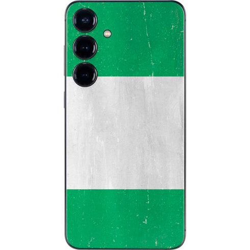 Nigeria Flag Distressed Galaxy S24 Skin